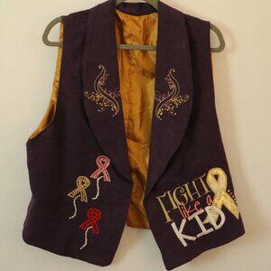 Childhood Cancer Rodeo Queen Vest